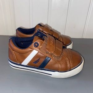 Brown dressy sneakers toddler size 7